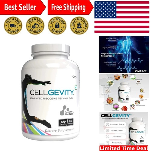 CellGevity Advanced Riboceine Technology 120 Cap Exp 12/28 - Foto 5