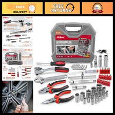 67Pc Metric Auto Mechanic Tool Set - Car, Motorcycle & RV Repair Kit with Pliers