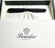 Pineider La Grande Belleza Honeycomb Black Knight Rollerball Pen #195/888