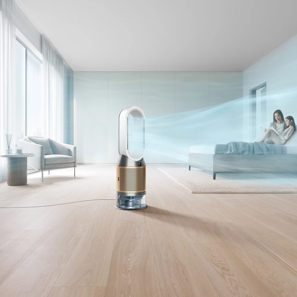 Purificador Dyson Humidificar+Cool Formaldehyde™ PH04 | Blanco/Dorado | Reacondicionado Foto 4 de 4
