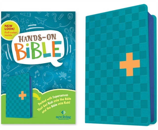 NLT Hands-On Bible, Third Edition (LeatherLike, Blue Check Cross) by Tyndale - Image 4