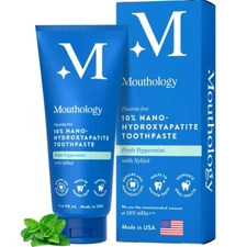 Mouthology 10% Nano Hydroxyapatite Toothpaste - 4oz