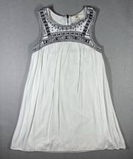 Woman’s Ya Los Angeles Bohemian Embroidered Mini Dress Size Small