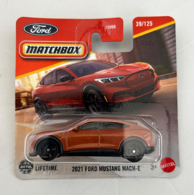 Matchbox 2021 Ford Mustang Mach-E EV Modell Spielzeugauto - Brandneu