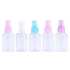 5 PCS Perfume Refill Bottle Travel Mini Spray Bottles Sprayer Empty Cosmetic