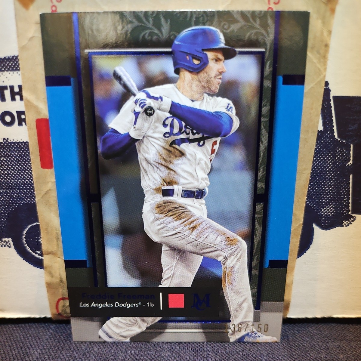 2024 Topps Museum Collection Freddie Freeman Blue /150 #89