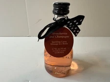 Victoria's Secret Garden Strawberries & Champagne Sparkling Cares Massage Oil