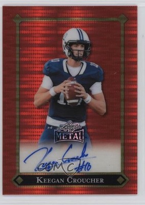 2025 Leaf Metal 92 Leaf LGR Red Pulsar /3 Keegan Croucher #92L-KC2 Auto 1l5j