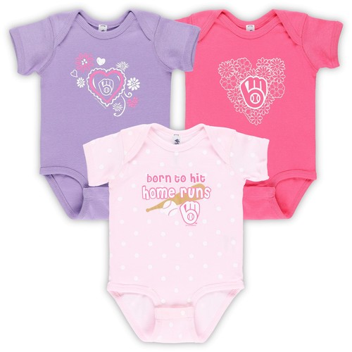 Kleinkind weich wie eine Traube Milwaukee Brauer 3er-Pack Body Set