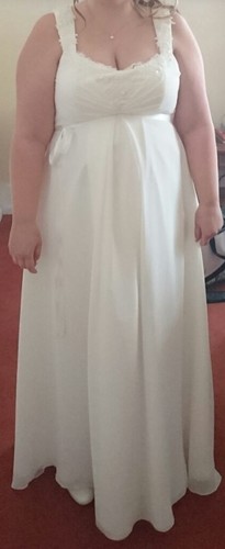 Hochzeitskleid Brautkleid Umstandsmode Schwanger - Bild 2 von 4