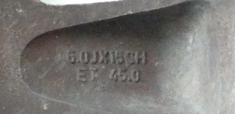 6.0JX15CH llanta para ROVER 45 FASTBACK 1.6 2004 306165 - Imagen 2 de 3