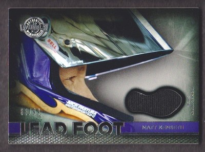 2011 Wheels Main Event NASCAR Lead Foot SHOE RELIC #LF-MK Matt Kenseth 65/99