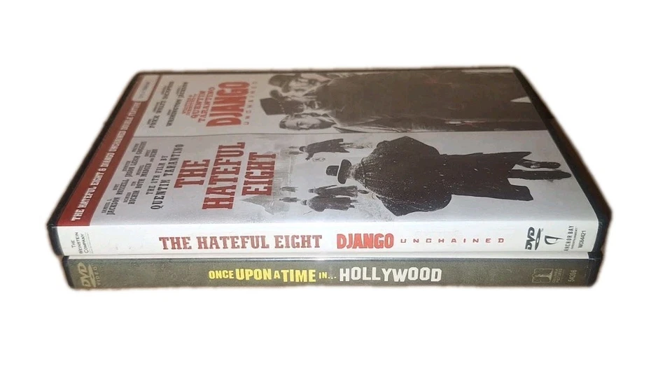 Django Unchained The Hateful Eight Once Upon a Time in Hollywood 3 DVD Lot Set - Image 3 of 4
