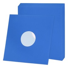 12"x12" 10Pcs 110GSM Vinyl Record Inner Paper Sleeves with Poly Lined Navy Blue 