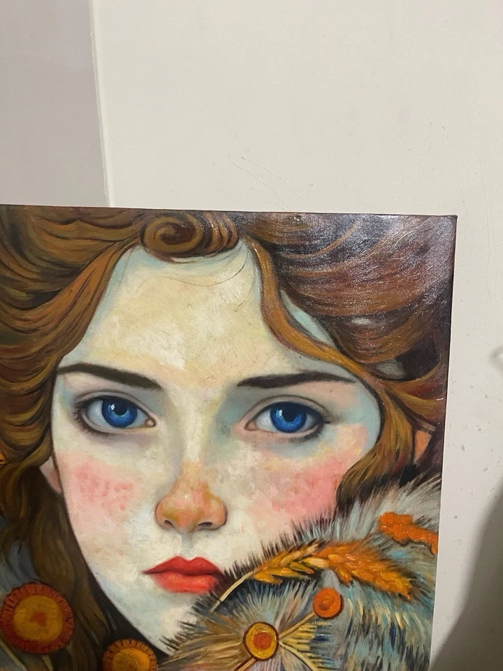 Pintura al óleo sobre lienzo firmada GUSTAV KLIMT Foto 4 de 4