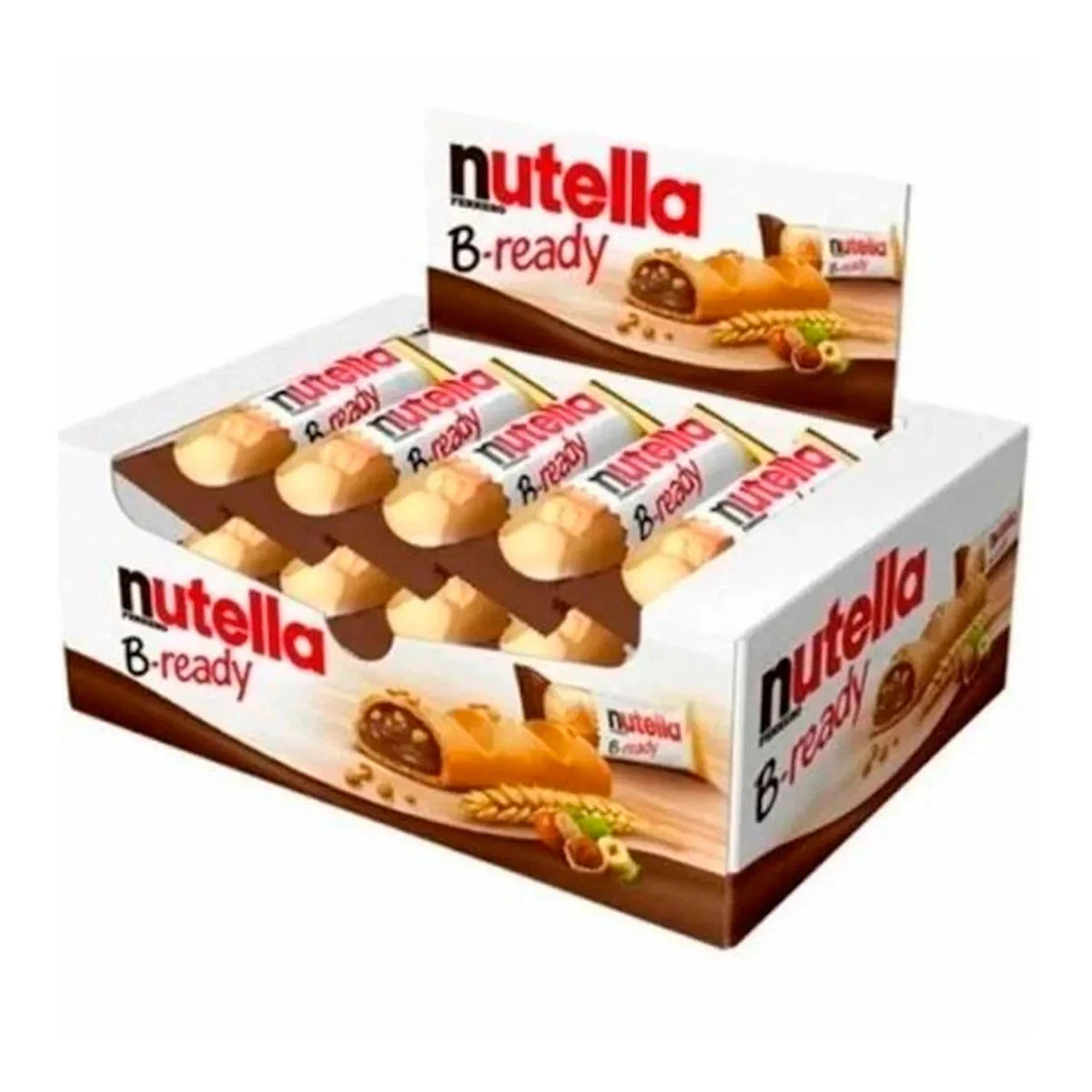 KINDER B-READY 18 pezzi Cioccolato Nutella Ferrero Snack Biscotto Cioccolata
