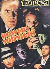Bowery at Midnight DVD IN SLIM CASE, NO ART BELA LUGOSI M1