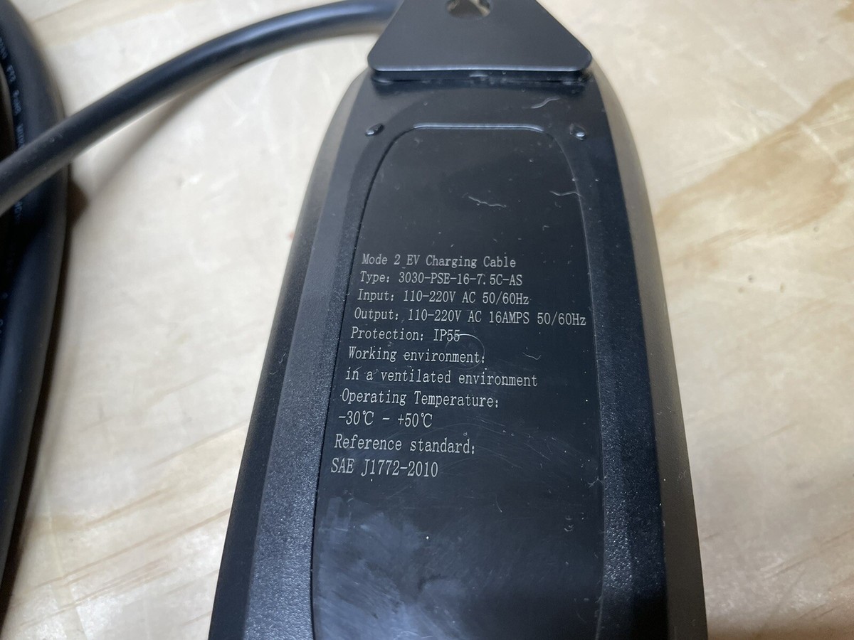 DUOSIDA Level Mode 2 Electric Vehicle Charging Cable DSS-EV