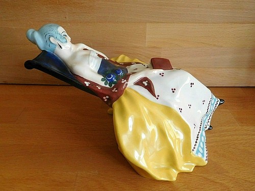 FRENCH ART DECO ERNEST GAZAN FOR ETLING ADDITIONS PORCELAIN FEMALE FIGURE - Picture 2 of 12
