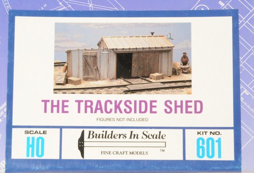 Builders In Scale HO Scale Evening Express Series Kit #601 The Trackside Shed