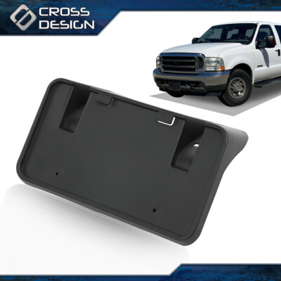 Fit For 1999-2004 Ford F250 Super Duty Front License Plate Tag Bracket Holder