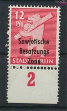 Briefmarken Sowjetische Zone (All.Bes.) 1948 Mi 204u y postfrisch(9662993