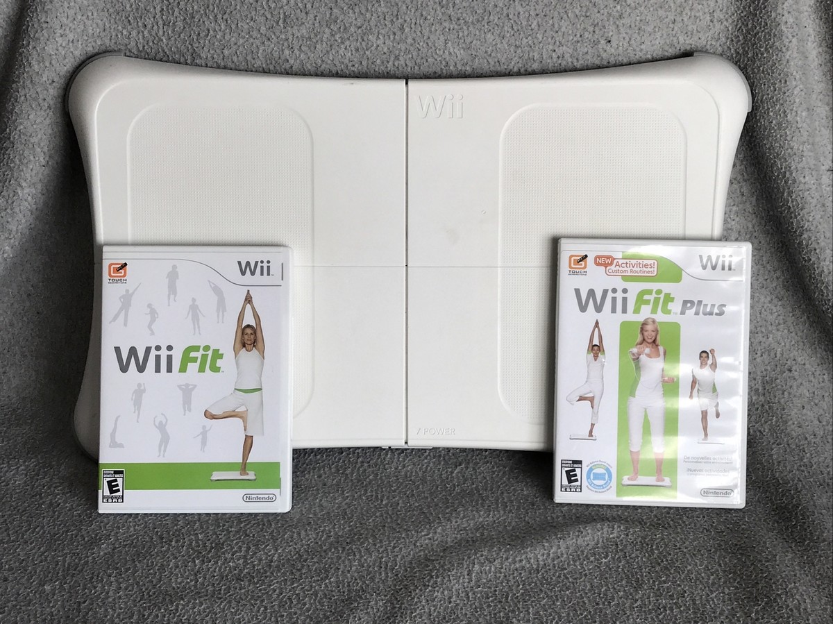 Nintendo Wii Fit Balance Board Wii Plus Bundle Clean Tested