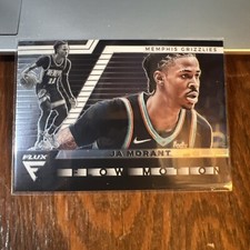 Ja Morant 2020-21 Panini Flux Flow Motion Insert #3 Memphis Grizzlies