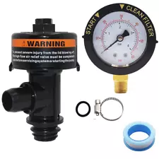 98209800 Air Relief Valve w/Pressure Gauge For Pentair Pool Spa Filter FNS PLUS