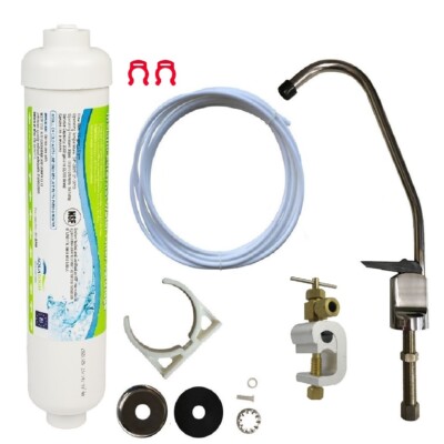 NEW HOME UNTER SPÜLE TRINKWASSERFILTER WASSERHAHN SET MIT WASSERHAHN UND ZUBEHÖR