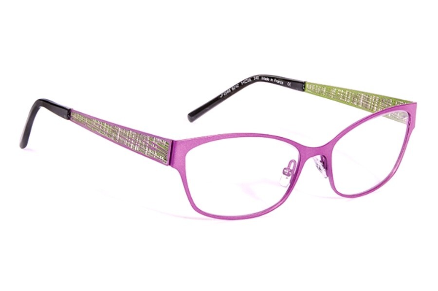 400€ JF Rey JF2588 Eyeglasses Women Pink And Green Metal Optical Frame