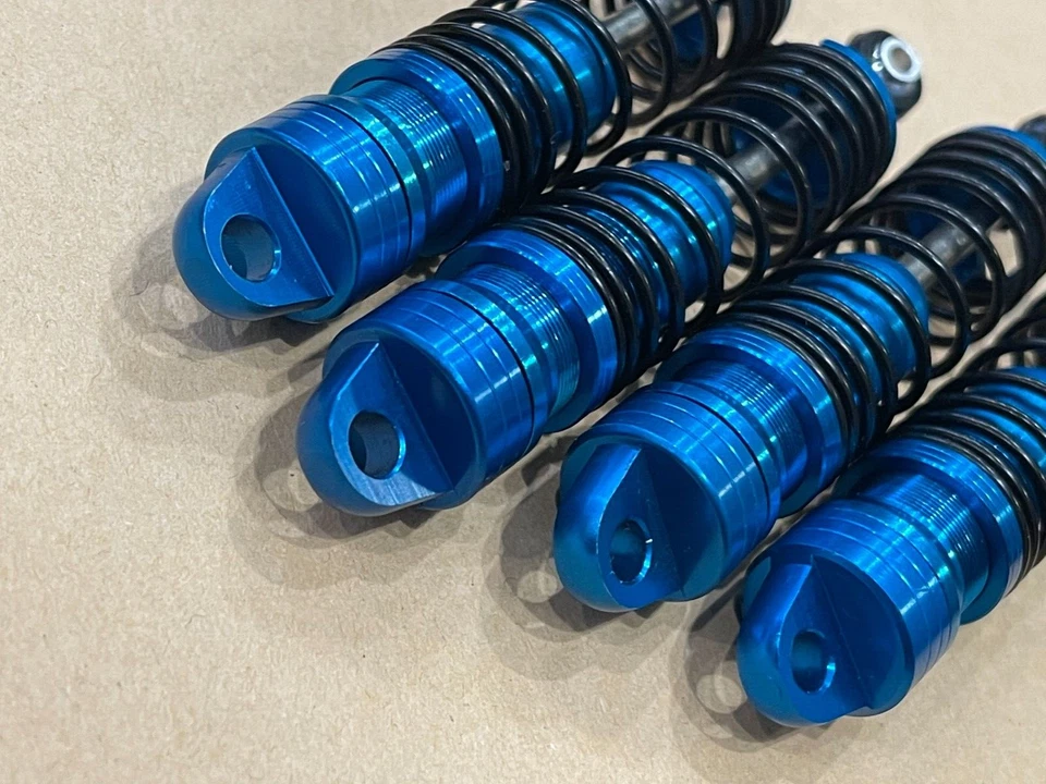 HD BIG BORE ALUMINUM Shock With 4mm shaft For 1/10 Losi 22s Drag Car Blue - Image 2 of 3