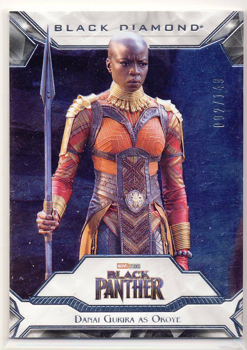 2021 Marvel Black Diamond Base Card /149 71 Okoye | eBay