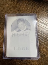 2016 Leaf Genesis Yellow Plate 1/1 Frank Brimsek