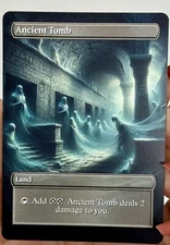 Ancient Tomb Proxy Card with Custom designed art