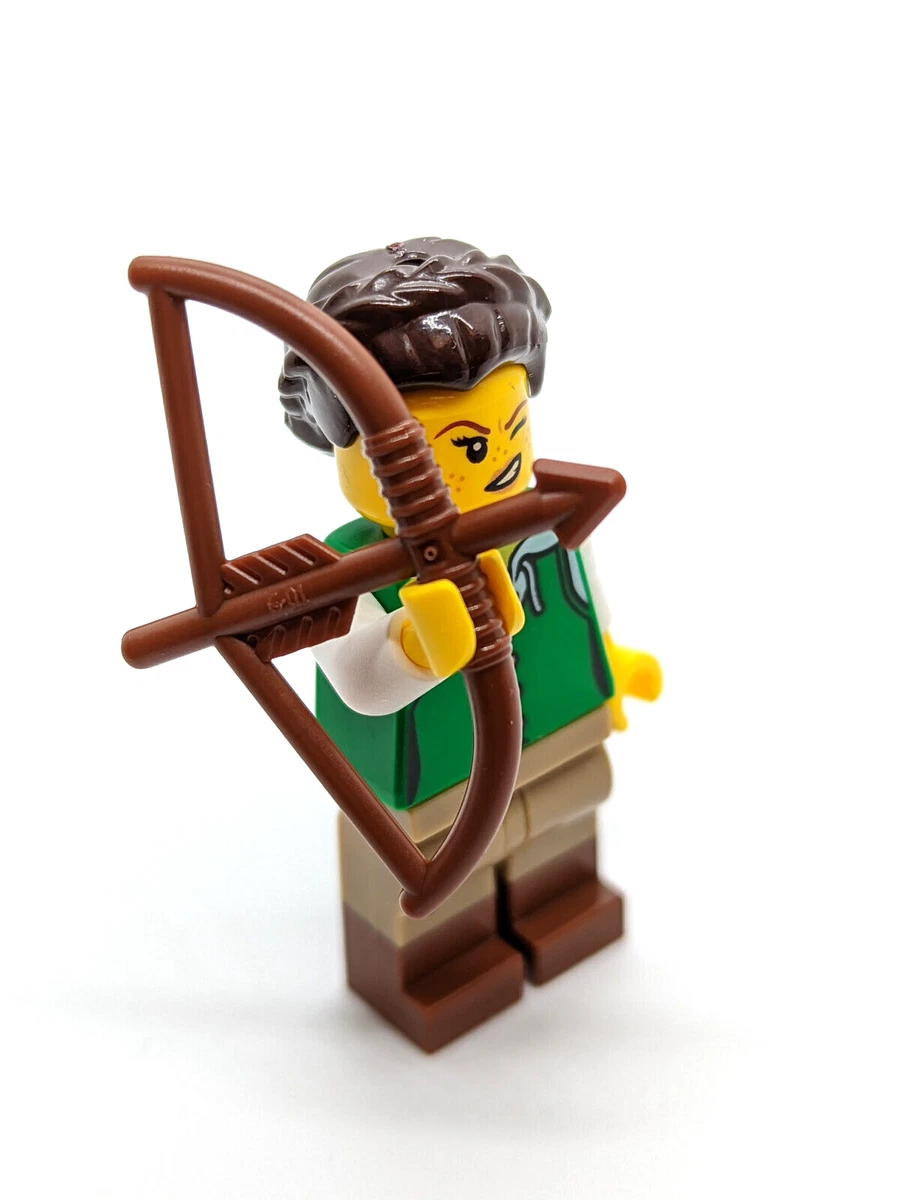 NEW LEGO Medieval Female Archer Minifigure IDEA083 Black Falcon