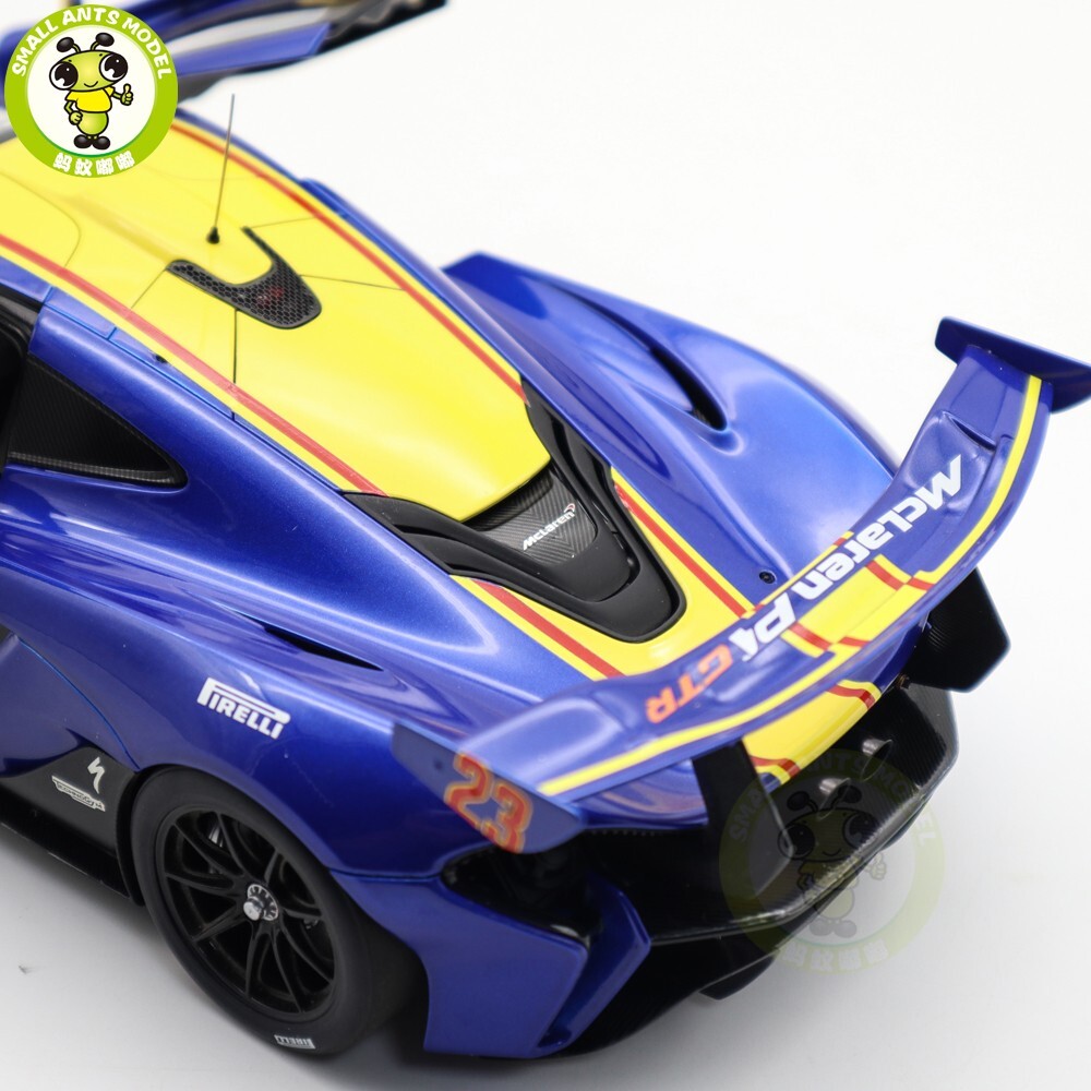 1/18 Mclaren P1 GTR Autoart 81542 Blue Model Car Gifts For