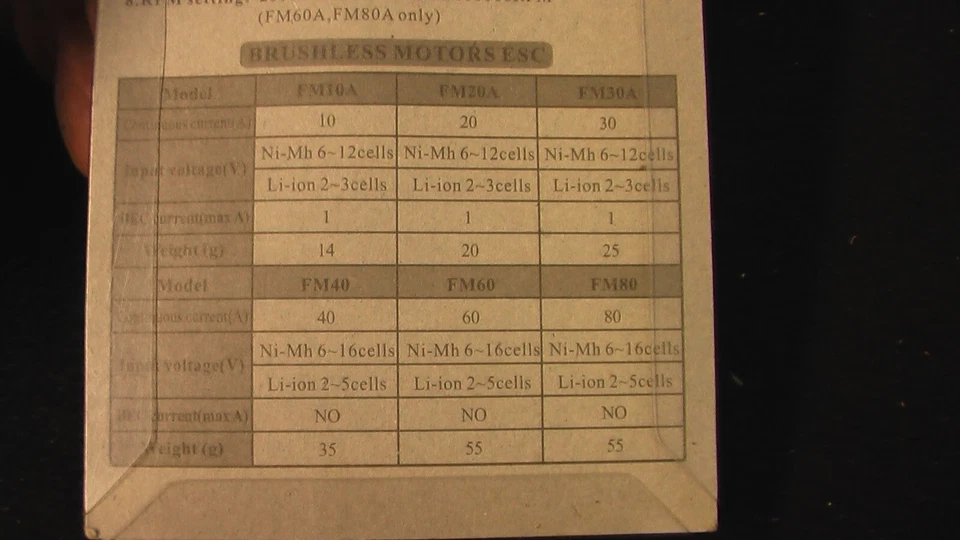 Mystery 20a Brushless Esc for RC Airplane - Image 3 of 3