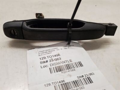 Toyota Previa, Front Left Door Handle Exterior, 1991-1997, Black