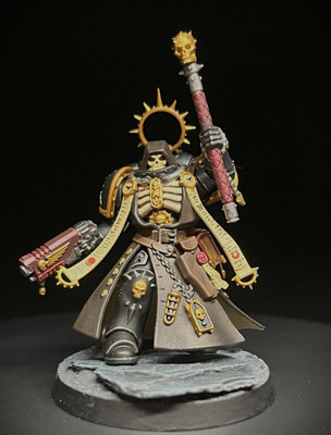 Primaris Chaplain - Space marines - Warhammer 40k - Pro Painted - Commission