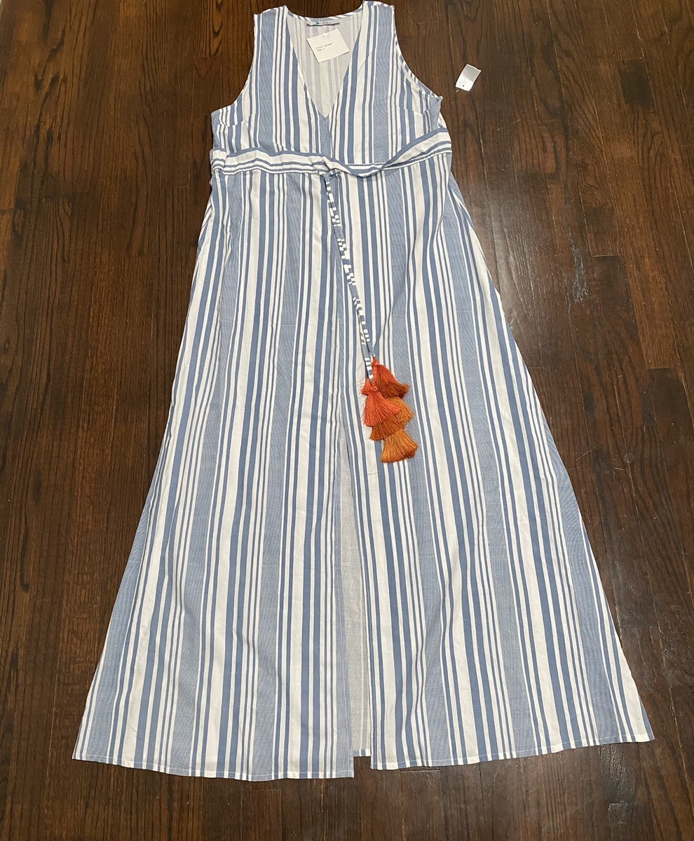 striped boho maxi dress ClodeEU Women's Asymmetrical Off Shoulder Puff Sleeve Striped Maxi Dress,Casual Loose Fit Boho Maxi Dress Khaki,Women's Plus M