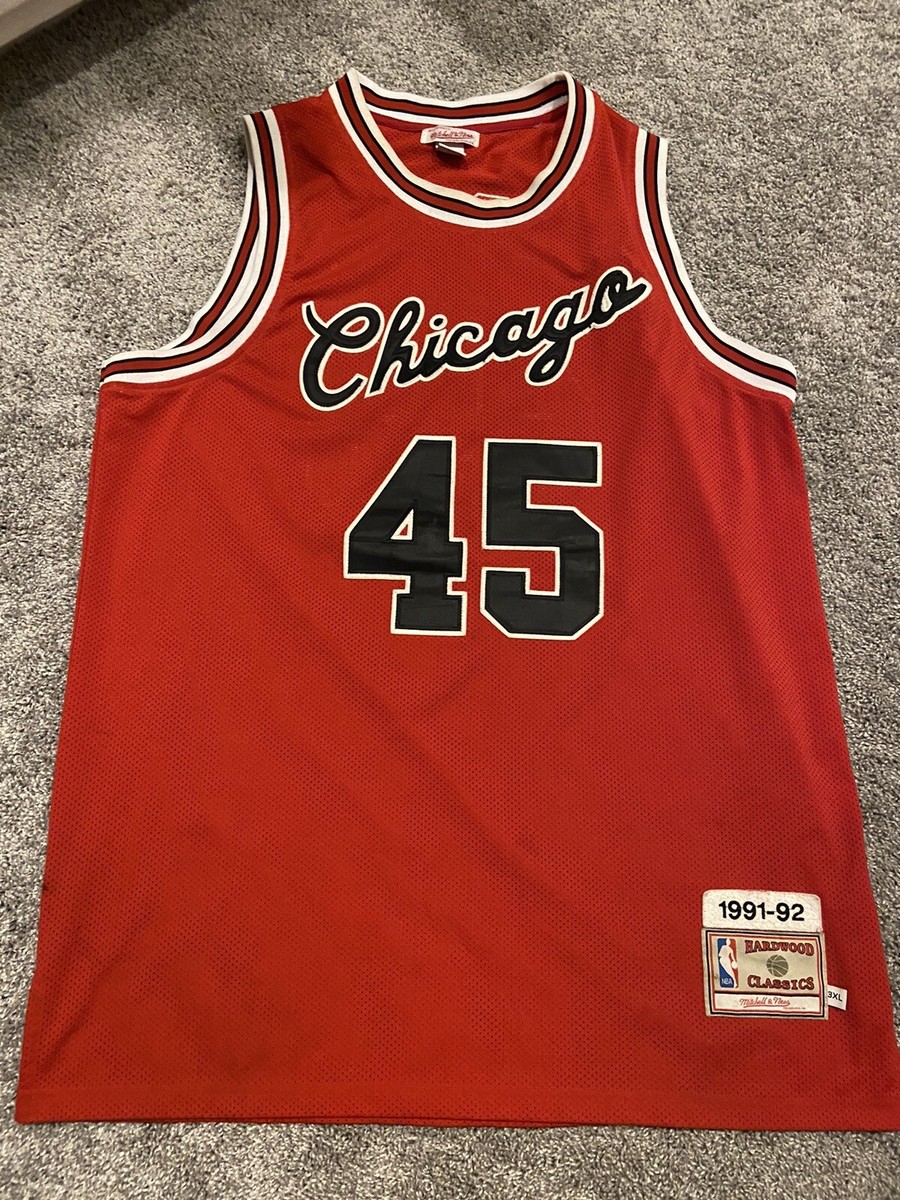 シカゴ・ブルズ ジョーダン 45 ジャージ New Chicago Bulls Michael Jordan #45 Hes Back Jersey 48 NWT