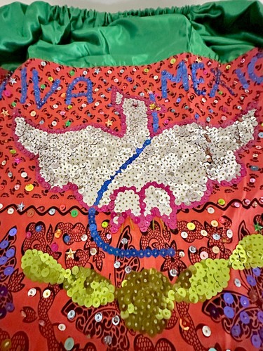 VIVA MEXICO Poblana Sequin Mexican Skirt + Bonus Vest (ONE SIZE FITS ALL) Fun - Picture 4 of 20