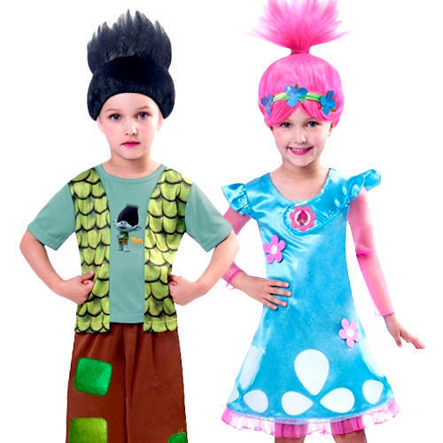 Trolls Kids Fancy Dress TV Film Cartoon Character Book Week Day Childs  Costume | eBay