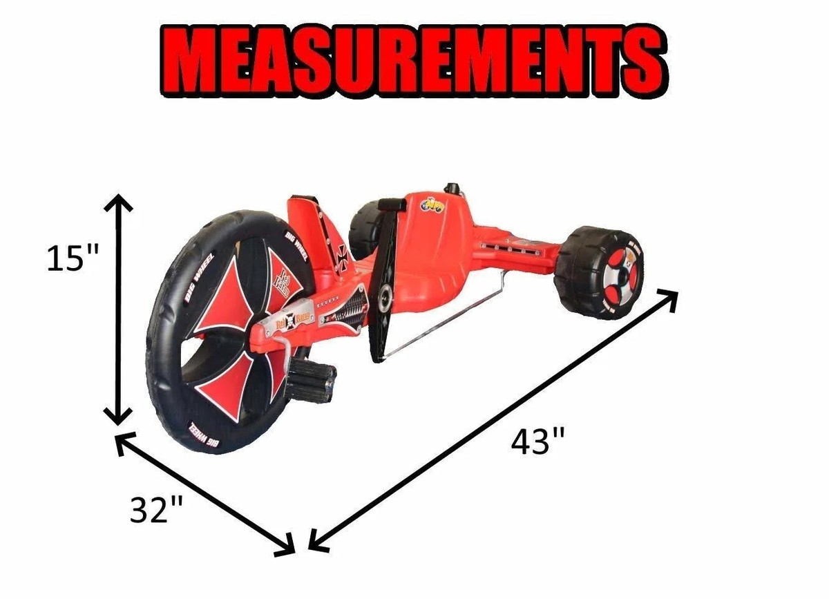 The Original Big Wheel Sidewinder Red 16