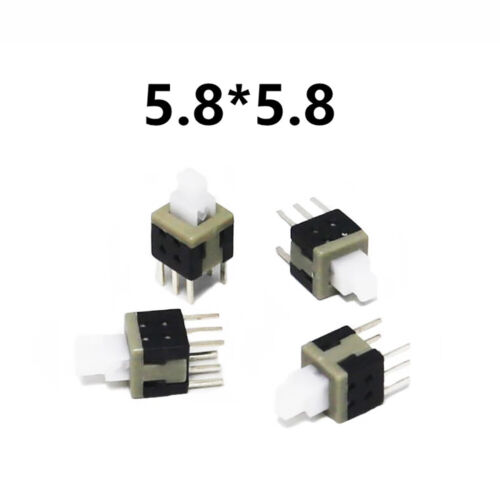 5.8x5.8/7x7/8x8/8.5x8.5mm PCB DIP Tact Tactile Push Button Switch Latching 6 Pin - Picture 3 of 10