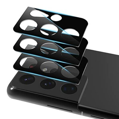 3-Pack Protector De Lente Camara Vidrio Templado Para Samsung Galaxy S21 Ultra