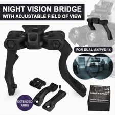 Nylon Ultralight PVS28 NVG Mount Bridge for Dual AN/PVS-14 Night Vision Goggles