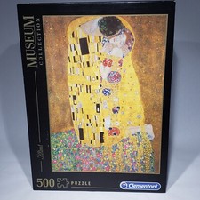 Gustav Klimt The Kiss 500 Piece Jigsaw Puzzle Clementoni EUC Complete