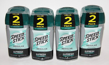  8 SPEED STICK REGULAR DEODORANT 24HR PROTECTION 3 OZ VALUE 2PACK X 4
